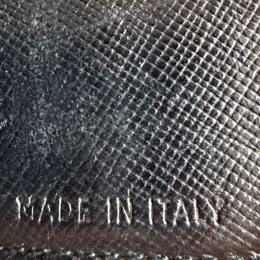 Prada Tri-Fold Wallet Vintage Minimalist Designer OS 1990s BlackQuiet Luxury